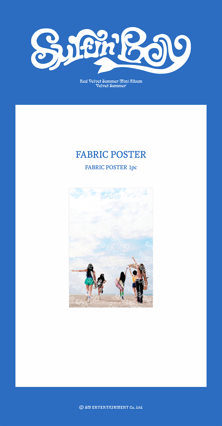 Red Velvet Velvet Summer Fabric Poster