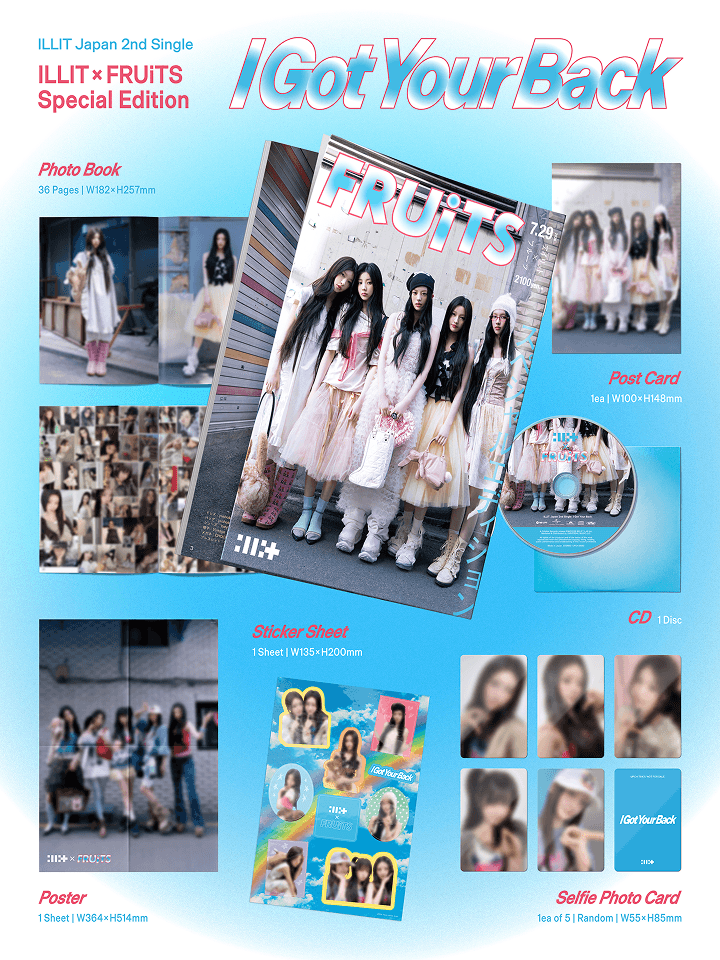 Japan 2nd Single ‘I Got Your Back’ (ILLIT×FRUiTS SPECIAL EDITION) 1 detail