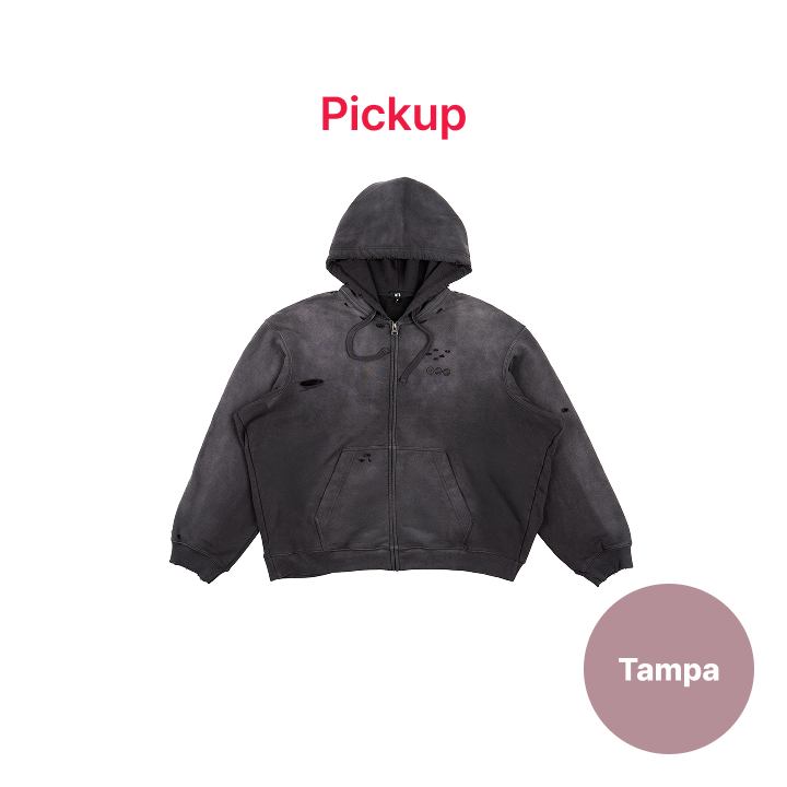 BTS | [TAMPA] Zip-up Hoodie (Charcoal) (US Ver.)