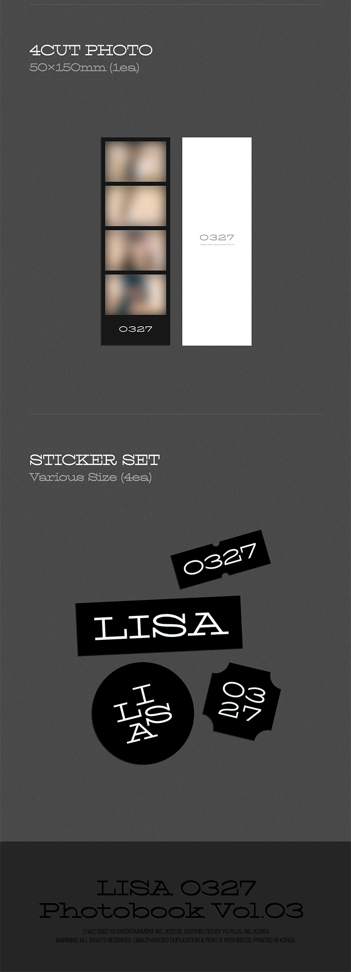 LISA 0327 PHOTOBOOK VOL.03 1 detail