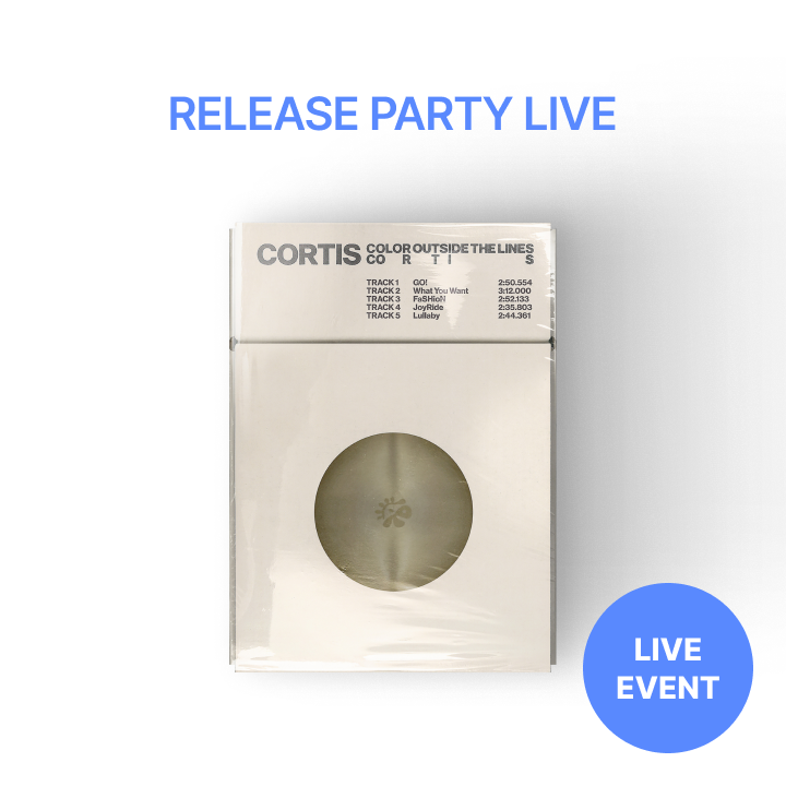 cortis アルバム　Singing Bowl ver. 新品未開封 CORTIS | [RELEASE PARTY LIVE] The 1st EP [COLOR OUTSIDE THE