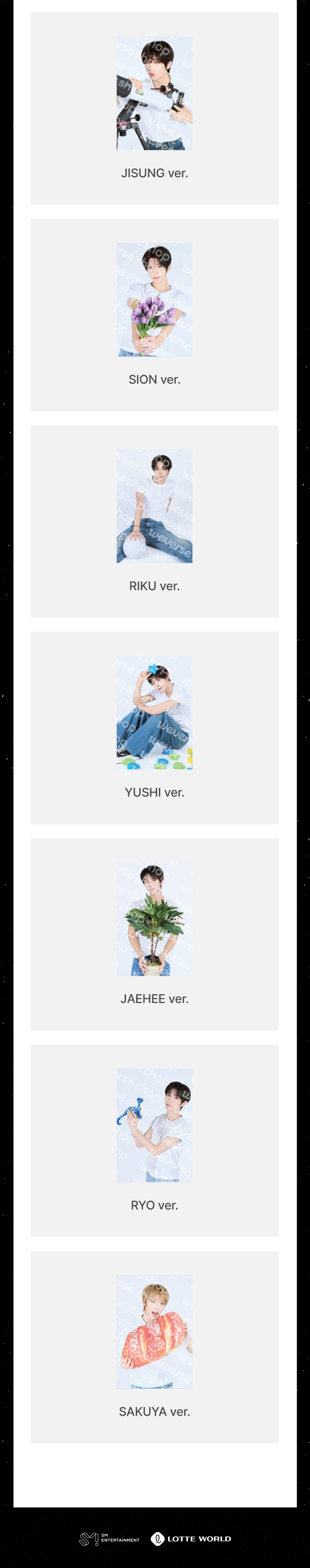 NCT 127 NEO DIMENSION Postcard (C Ver)