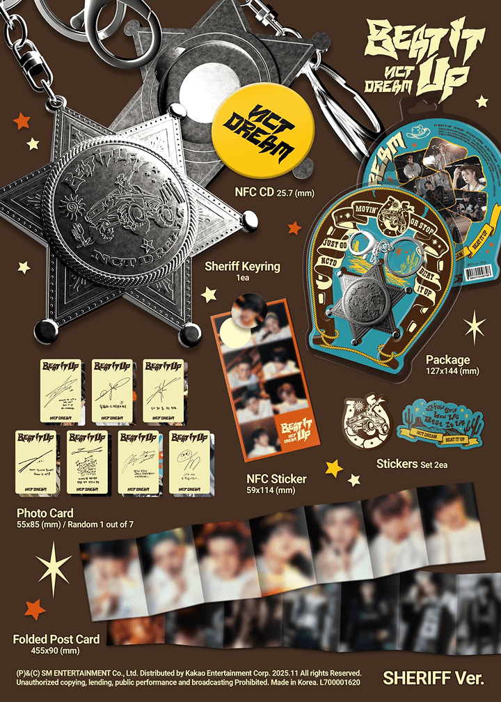 6th Mini Album [Beat It Up] (Sheriff Ver.) 0 detail