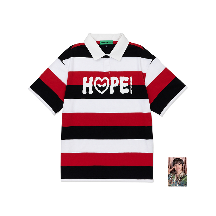 [HOPE ON THE STAGE_FINAL] Stripe PK T-Shirt (Multi)