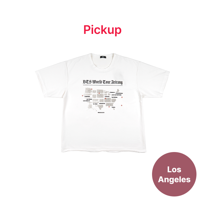 BTS | [LOS ANGELES] [US Exclusive] S/S Routing T-shirt (White)