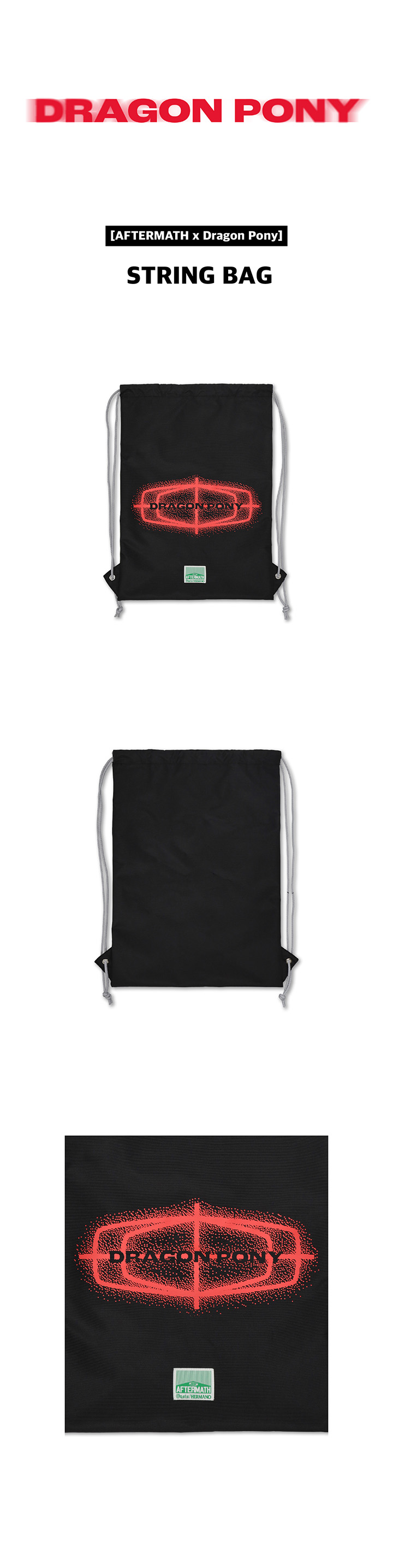 ATM X Dragon Pony [atm X Dragon Pony] String Bag
