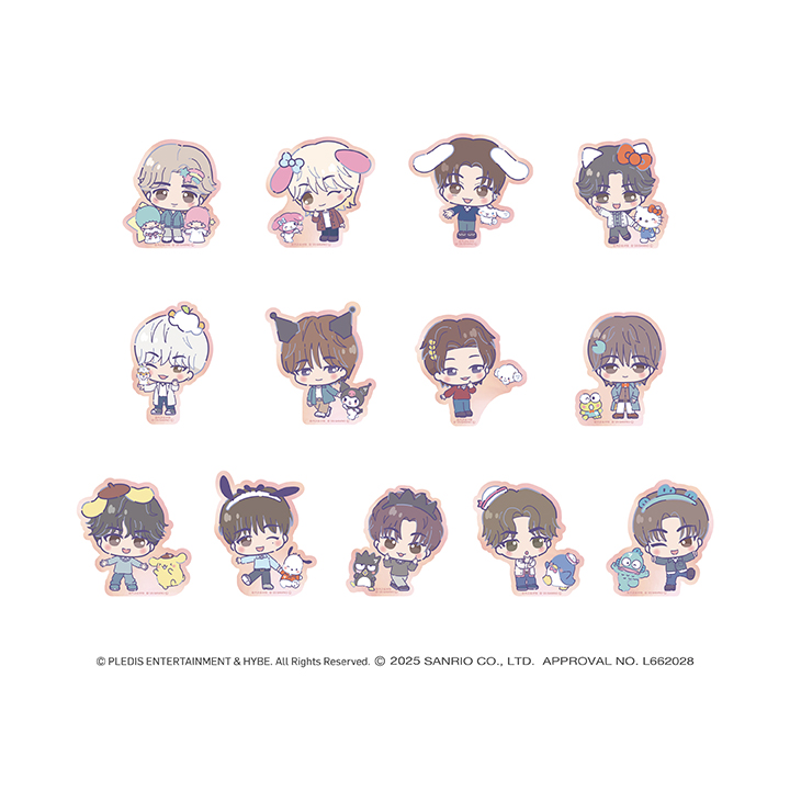 [SEVENTEEN x SANRIO CHARACTERS]オーロラステッカー