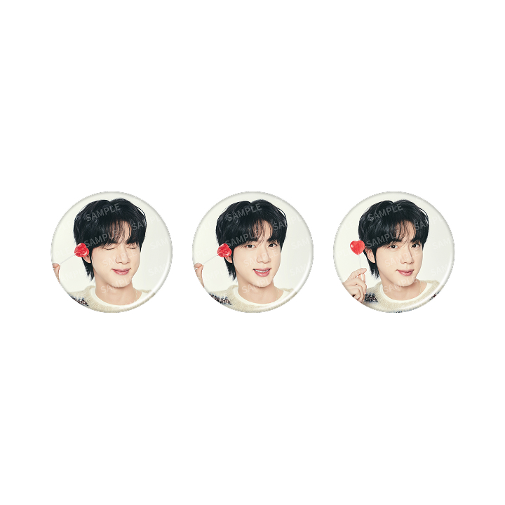 [RUNSEOKJIN] Can Badge Set (Photo Ver.)