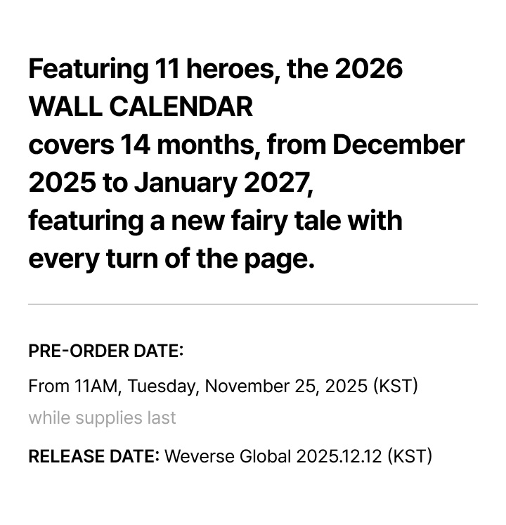 SEVENTEEN 2026 SEASON'S GREETINGS + WALL CALENDAR SET 4 detail