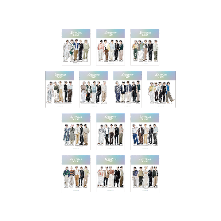 [SEVENTEEN CAFE 2025 ～TIME TOGETHER～] ステッカーセット