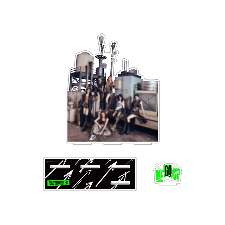 [WEGOUP] BABYMONSTER LARGE ACRYLIC STAND SET