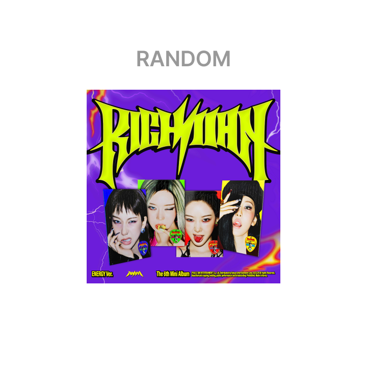 aespa | 6th Mini Album [Rich Man] (ENERGY Ver.) (Random)