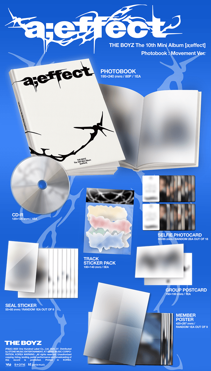 The 10th Mini Album [a;effect] 3 Set 2 detail