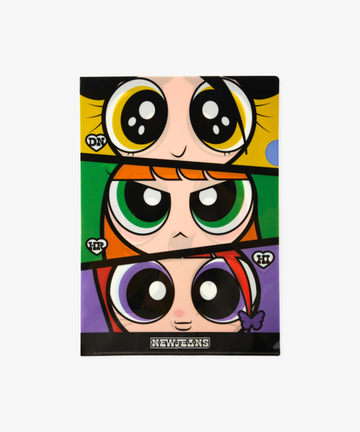 NewJeans | THE POWERPUFF GIRLS x NJ PLASTIC FILE FOLDER