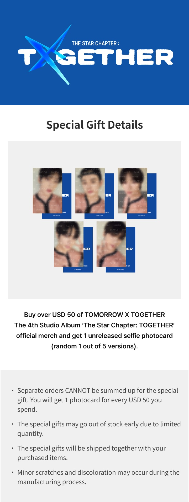 [TXT X niceghostclub] Big T-Shirt 3 detail