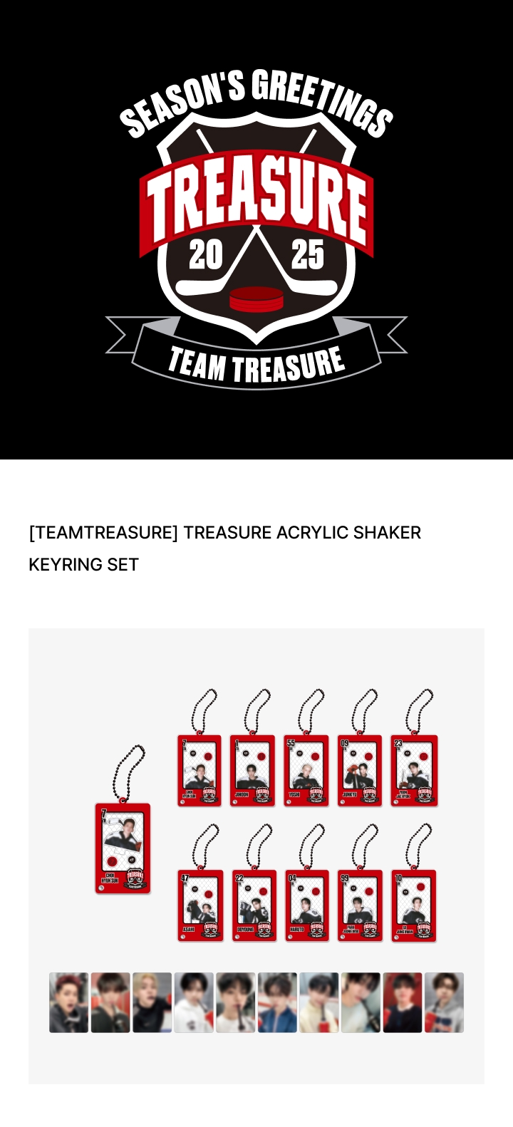 [TEAMTREASURE] TREASURE ACRYLIC SHAKER KEYRING SET 0 detail