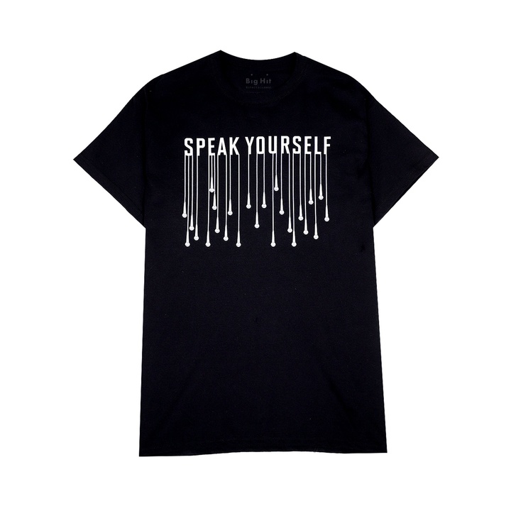 T-SHIRT [MIC DROP : BLACK] 1 detail