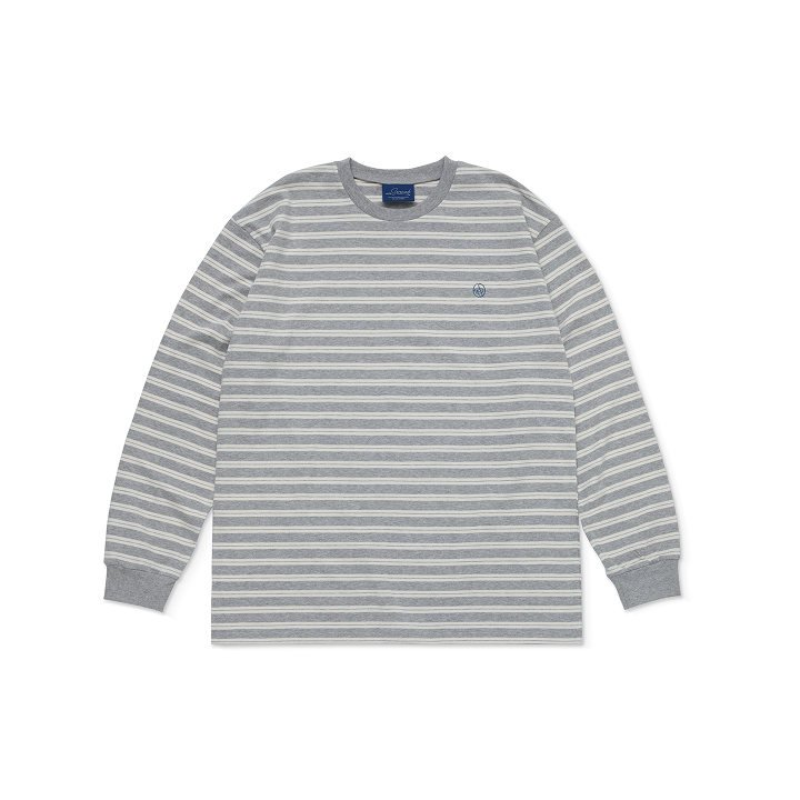 [Serenade]L/S T-SHIRT GRAY