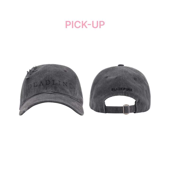 BLACKPINK DEADLINE ロゴ ボールキャップ② BLACKPINK | [DEADLINETOUR] BLACKPINK DAMAGED BALLCAP