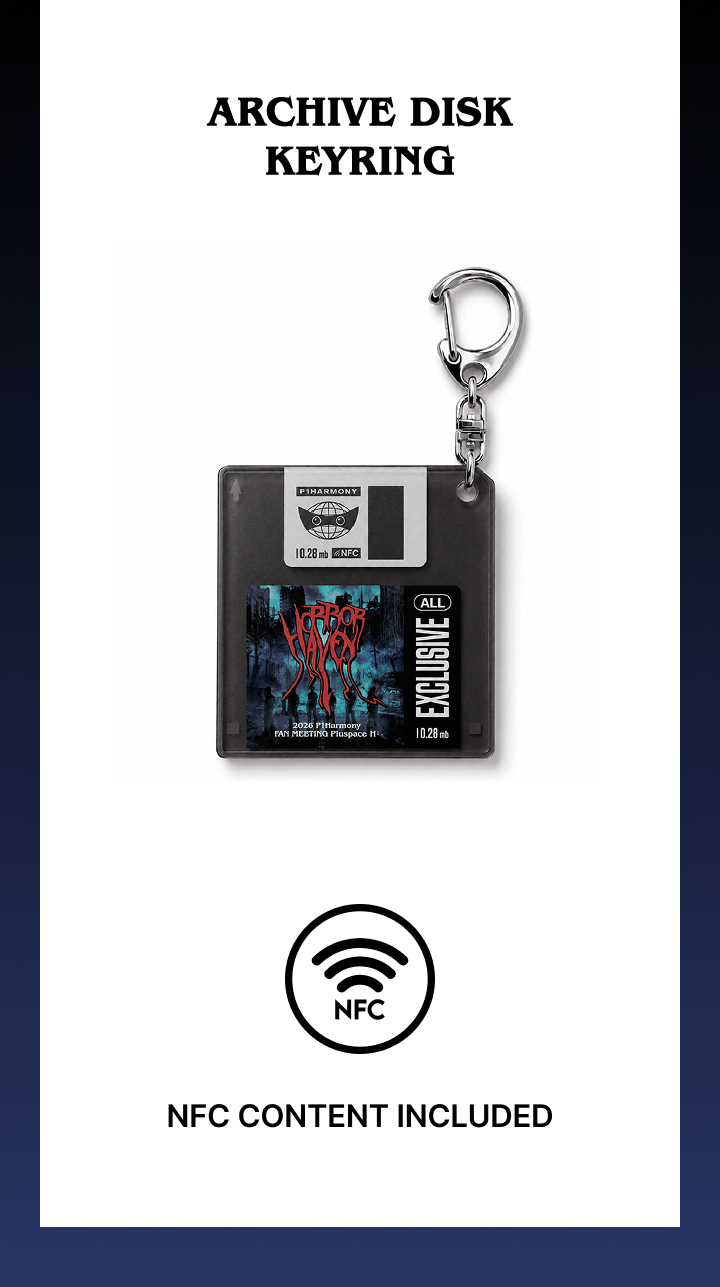 P1Harmony P1Harmony  Tour Merch Archive Disk Keyring