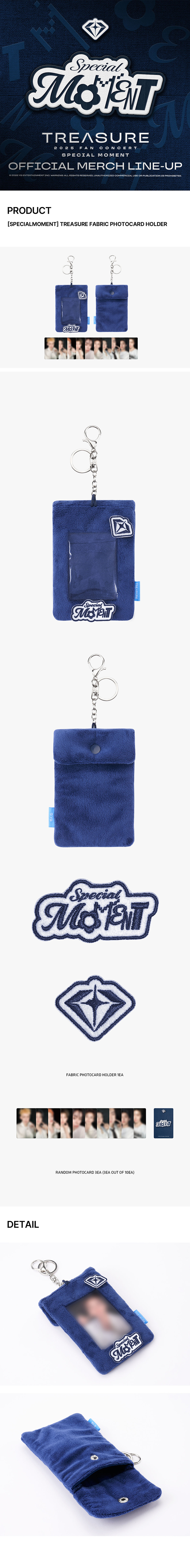 [SPECIALMOMENT] TREASURE FABRIC PHOTOCARD HOLDER 0 detail