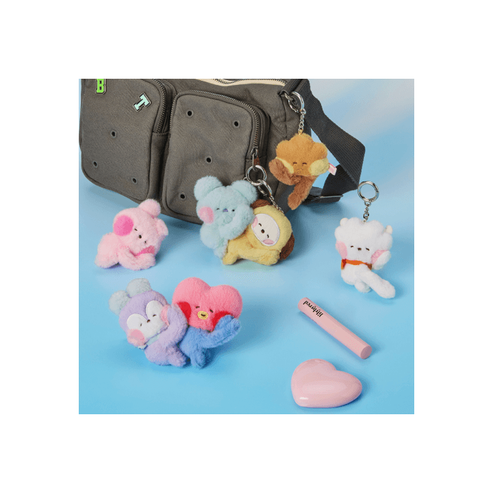 mini minini Magnet Plush Keyring Hug Me