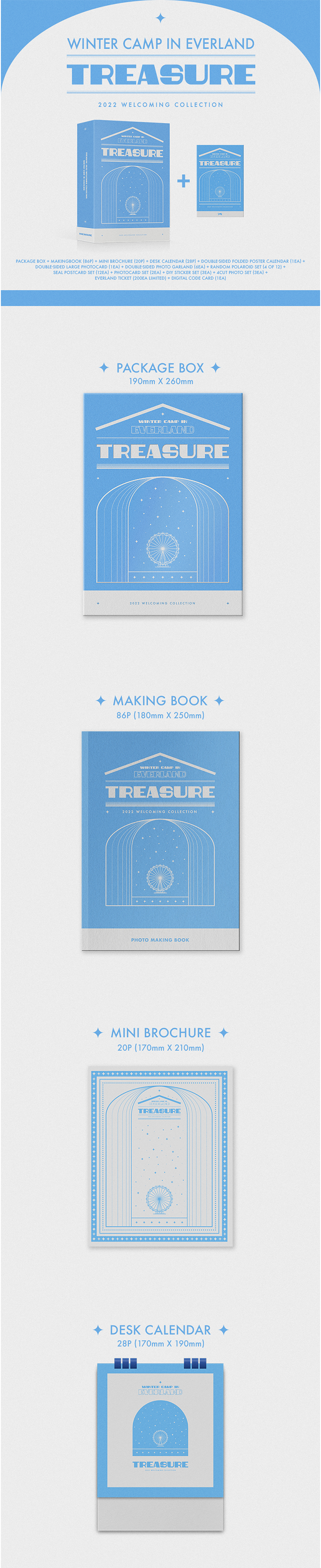 TREASURE | 2022 WELCOMING COLLECTION [Package + Digital Code Card]