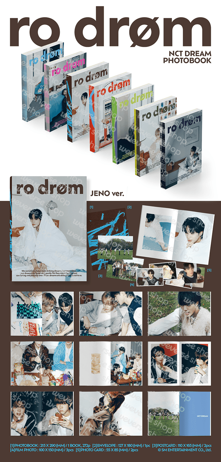 NCT DREAM PHOTOBOOK [Ro drøm] JENO ver. 0 detail