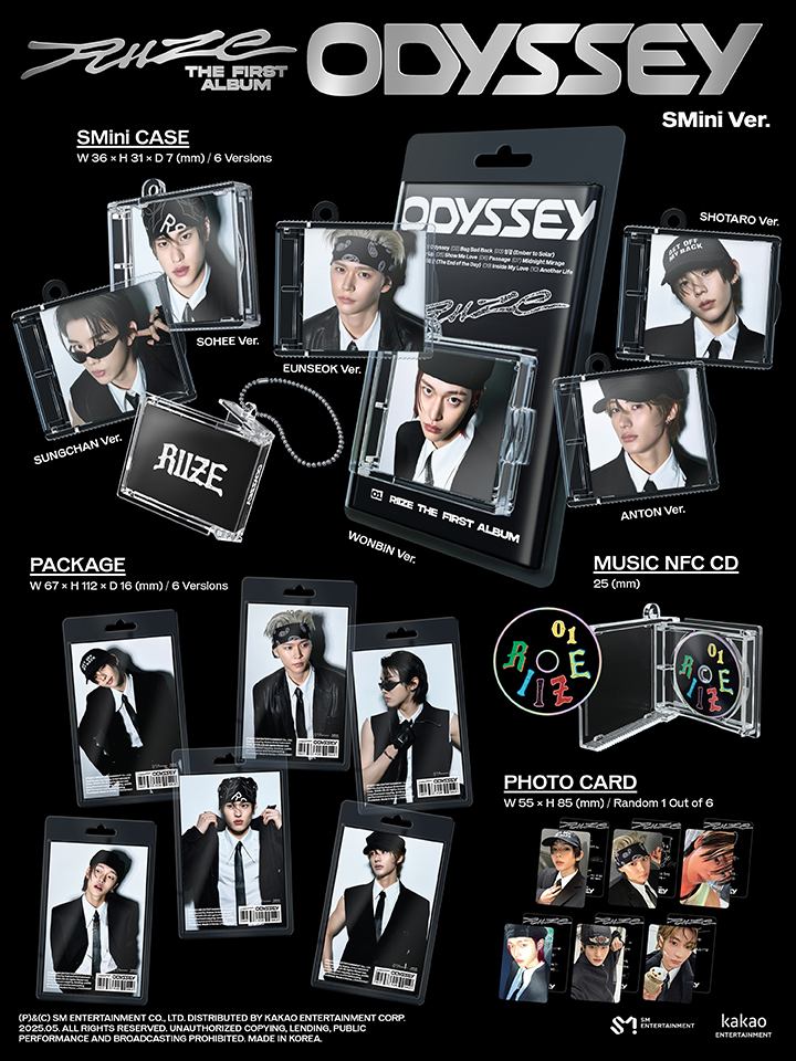 RIIZE | The 1st Album [ODYSSEY] (SMini Ver.) (Smart Album