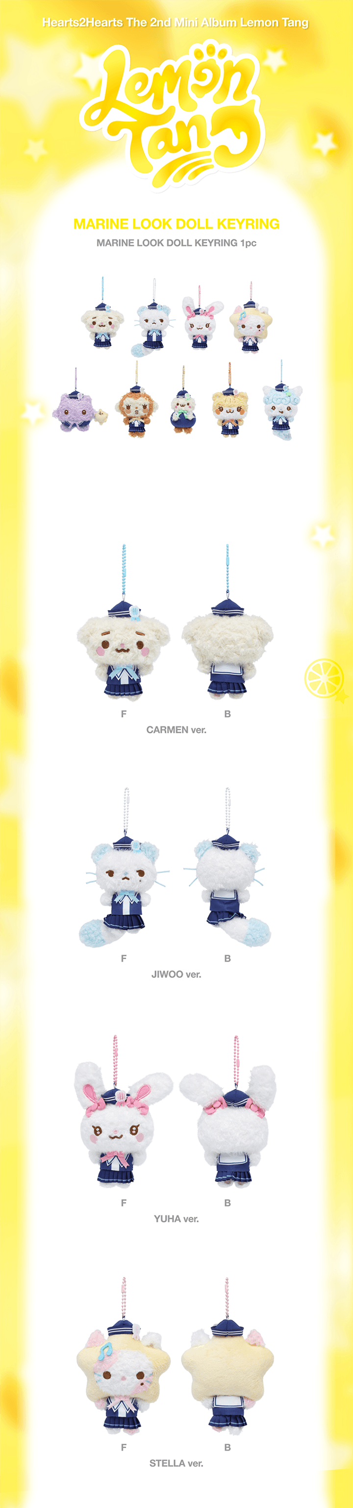 MARINE LOOK DOLL KEYRING 1 detail