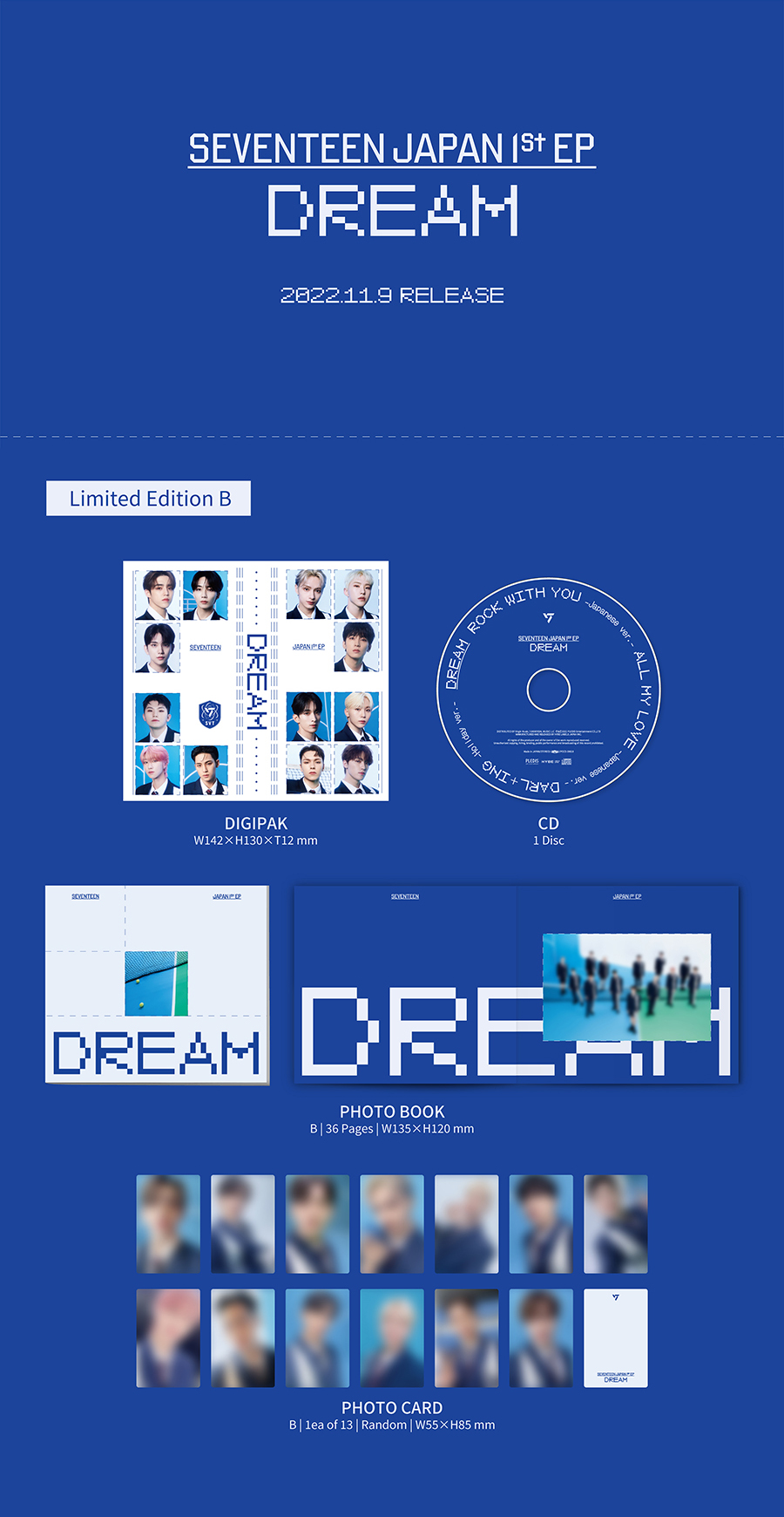 DREAM<初回限定盤B> 0 detail