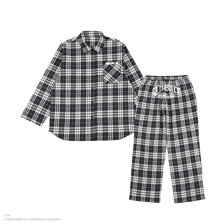 [TREASURE×HAPIDANBUI]パジャマ（BLACK）