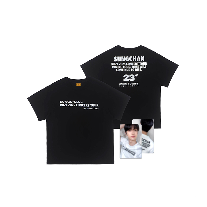 RIIZE | T-SHIRT SET (BLACK)