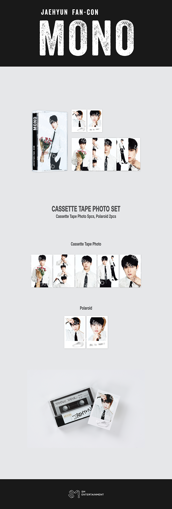 NCT 127 MONO Cassette Tape Photo Set