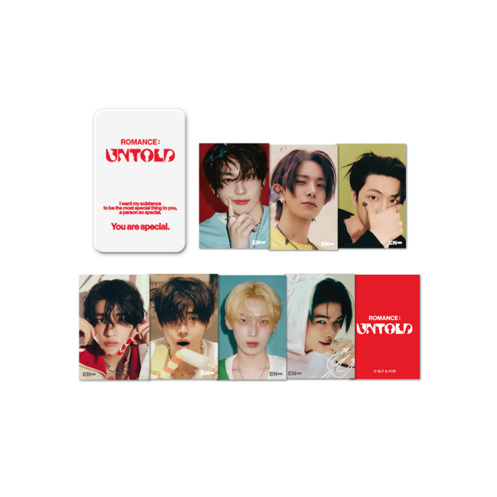ENHYPEN | LENTICULAR MINI CARD & TIN CASE SET (ROMANCE : UNTOLD)