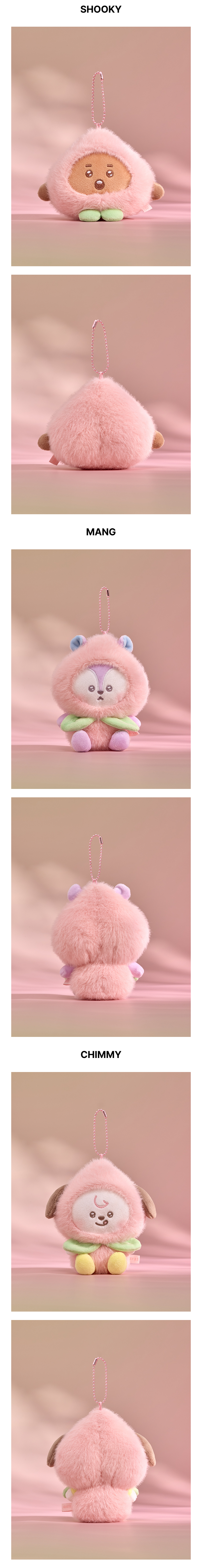 Peach Holic Plush Keyring 1 detail