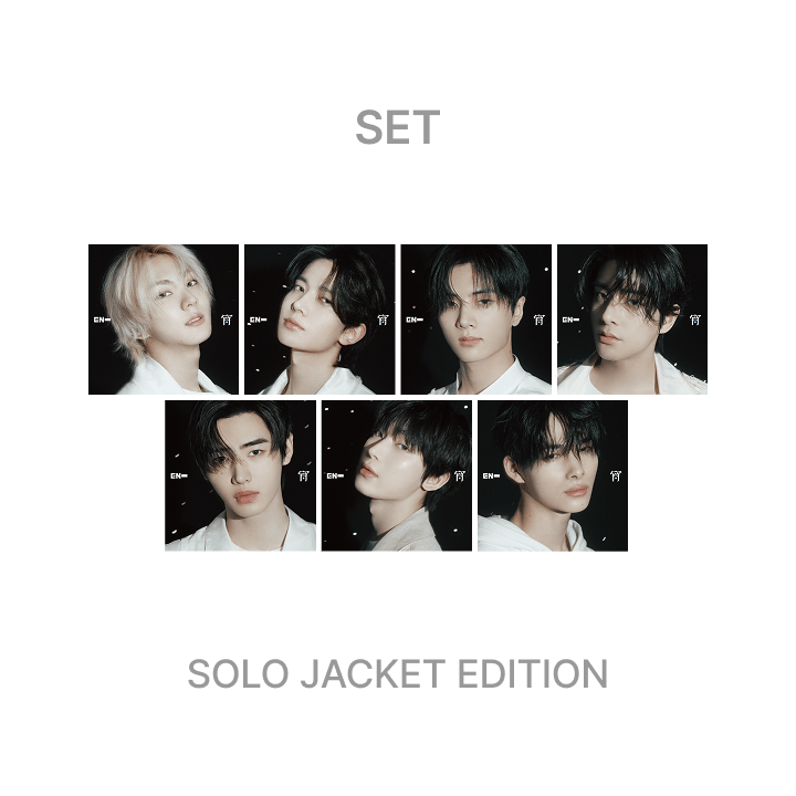 JAPAN 4th Single「宵 -YOI-」Solo Jacket 7 SET