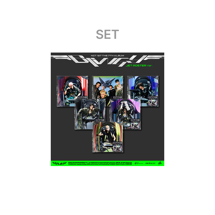 NCT 127 | The 7th Album [BLINGY] (JET Poster Ver.) (Set)
