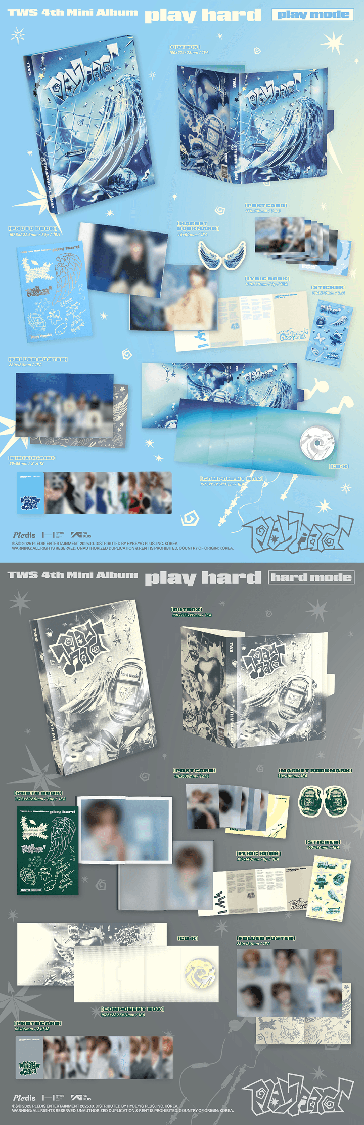 TWS 4th Mini Album 'play hard' (Random) 1 detail