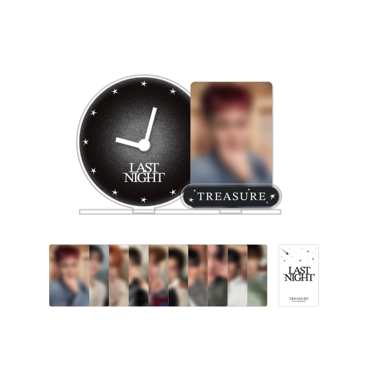 [LASTNIGHT] TREASURE ACRYLIC CLOCK
