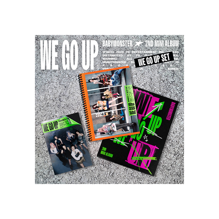 BABYMONSTER | BABYMONSTER 2nd MINI ALBUM [WE GO UP] WE GO UP SET