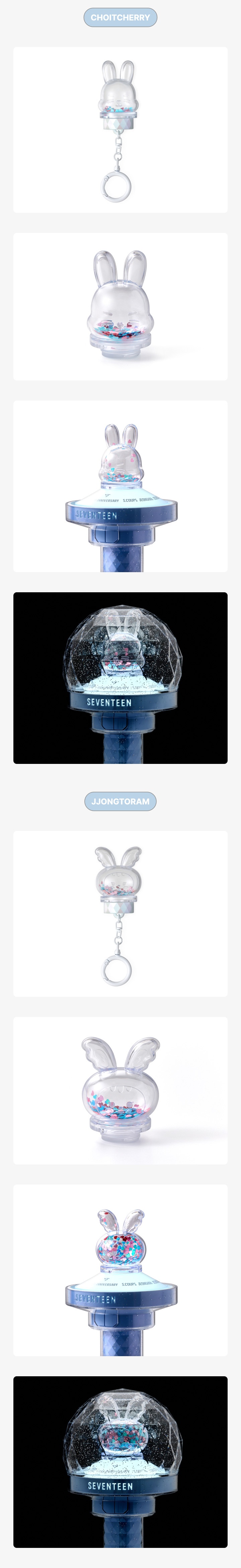 MINITEEN Light Stick Parts Keyring 2 detail