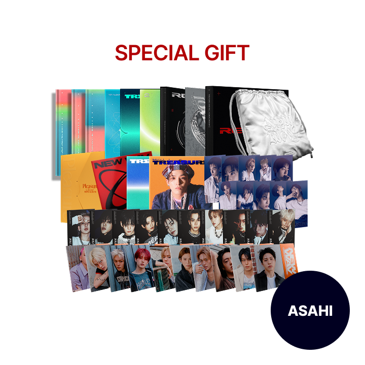 [SPECIAL GIFT] TREASURE Discography SET (ASAHI)