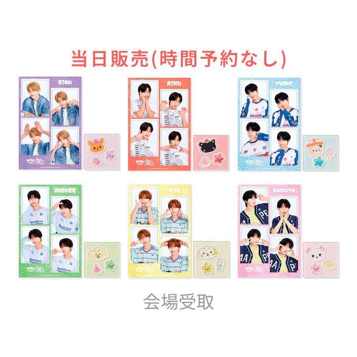[WISH祭] 4カットフォト＋アクリルステッカーセット