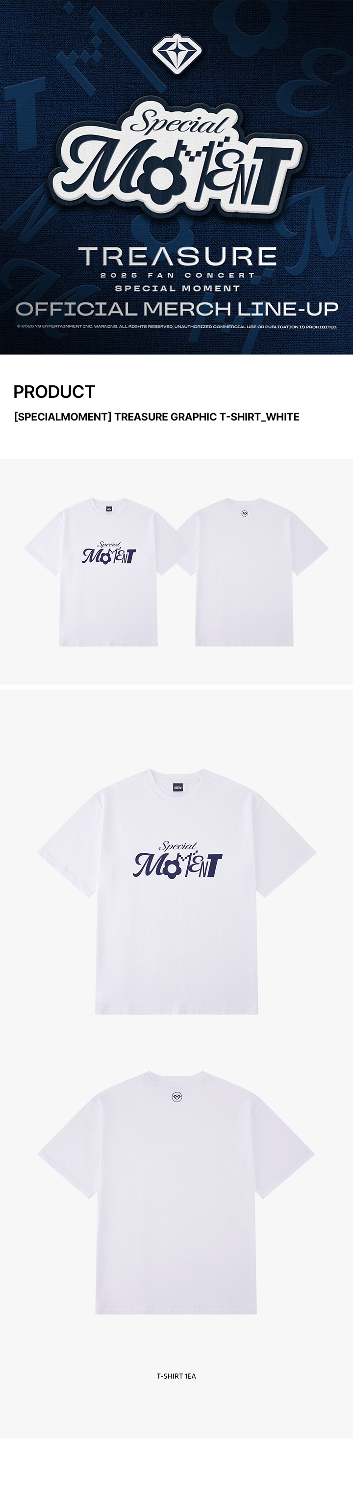 [SPECIALMOMENT] TREASURE GRAPHIC T-SHIRT_WHITE 0 detail