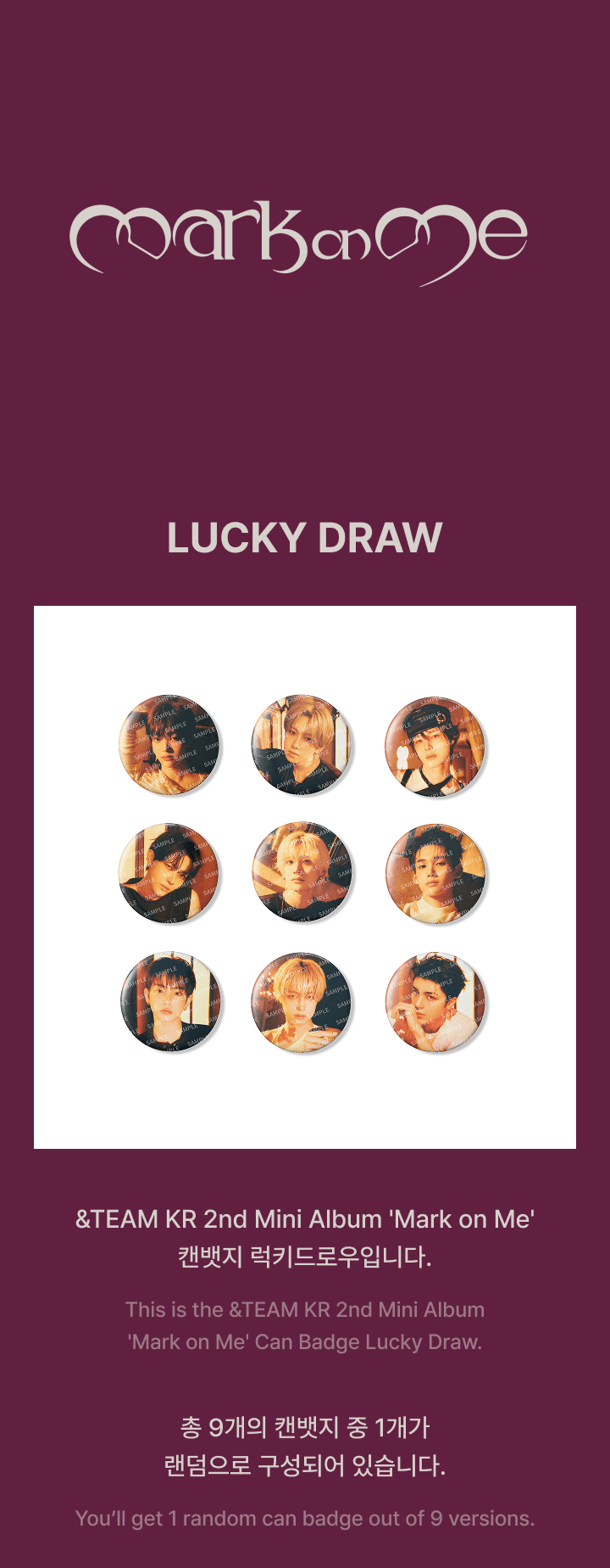 LUCKY DRAW 0 detail