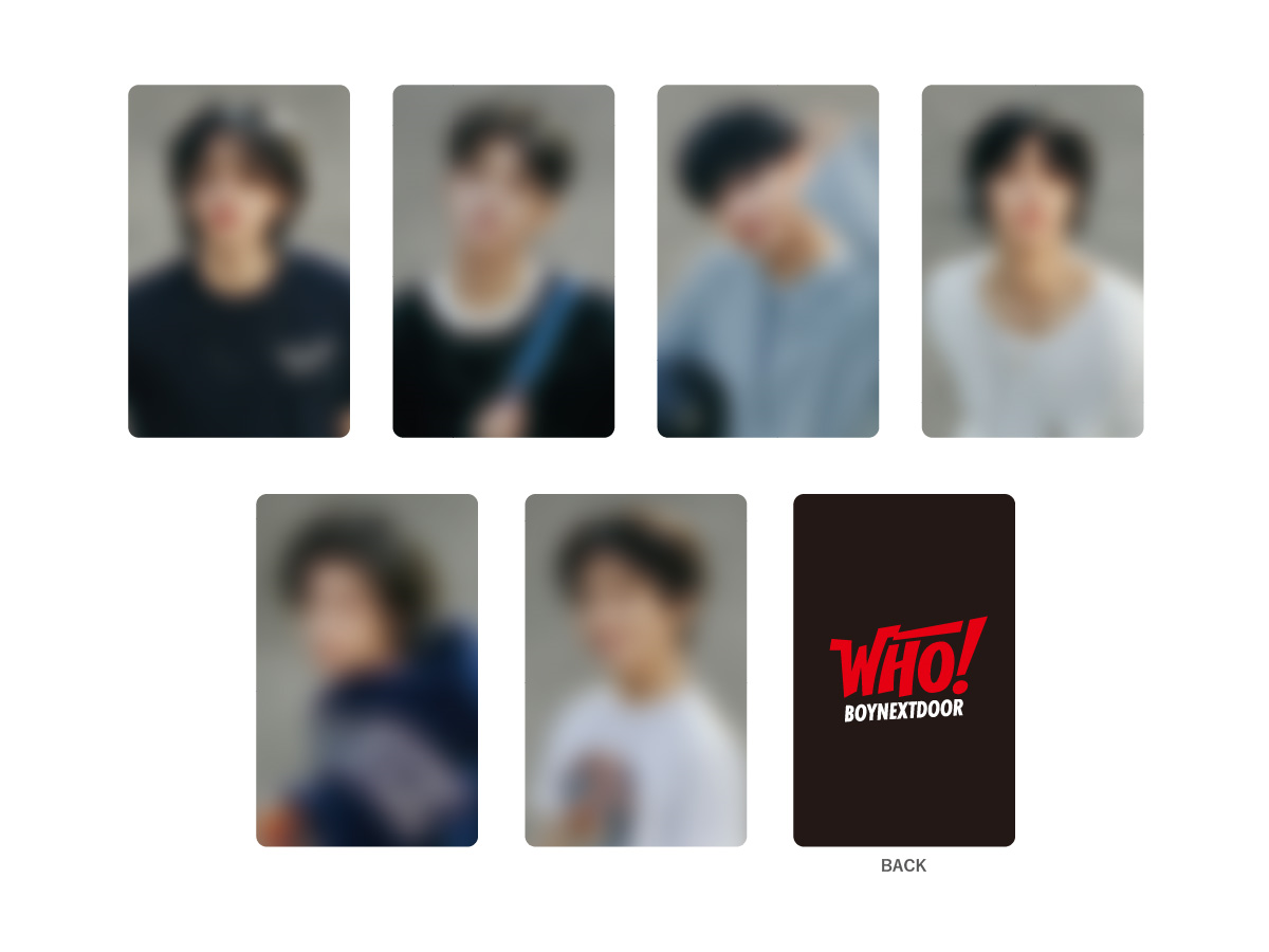 BOYNEXTDOOR 1st Single『WHO!』ストア別購入特典絵柄公開！