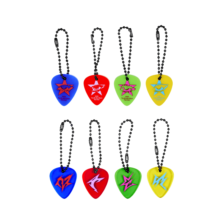 RANDOM GUITAR PICK KEYRING_0