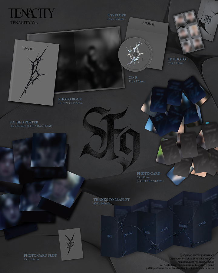 SF9 TENACITY The 2nd Album [tenacity] (tenacity Ver.)