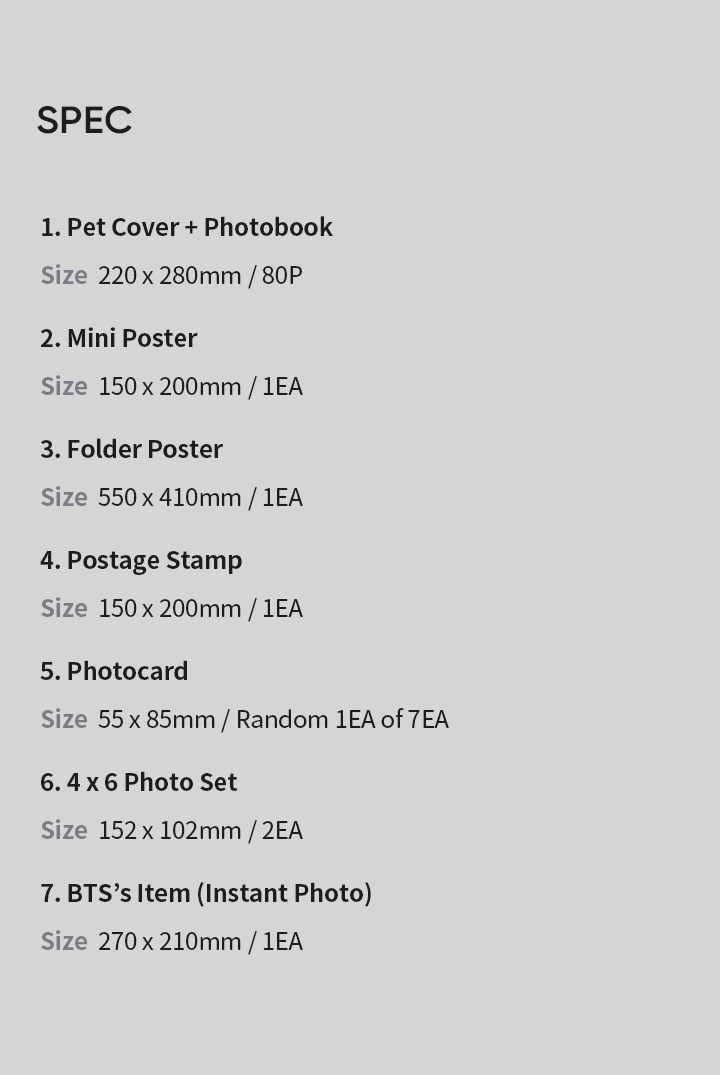 Special 8 Photo-Folio Us, Ourselves, and BTS 'WE' 2 detail